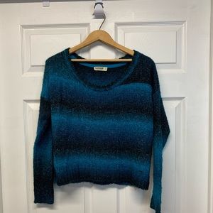 Garage Ombré Blue Sweater